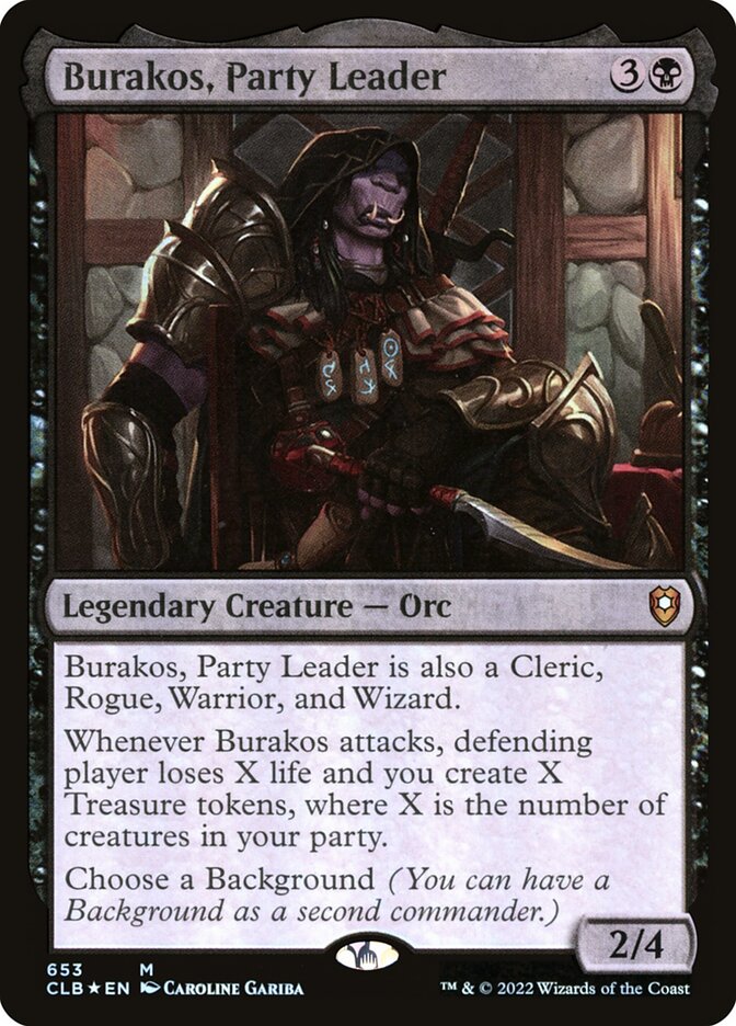 Burakos, Party Leader 653 (Commander Legends: Battle for Baldur's Gate)  - Foil | Good Games Adelaide SA