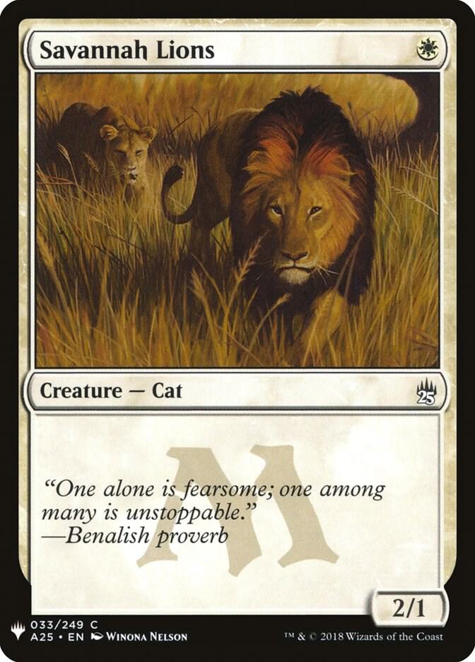 Savannah Lions 33 (The List Reprints)  | Good Games Adelaide SA