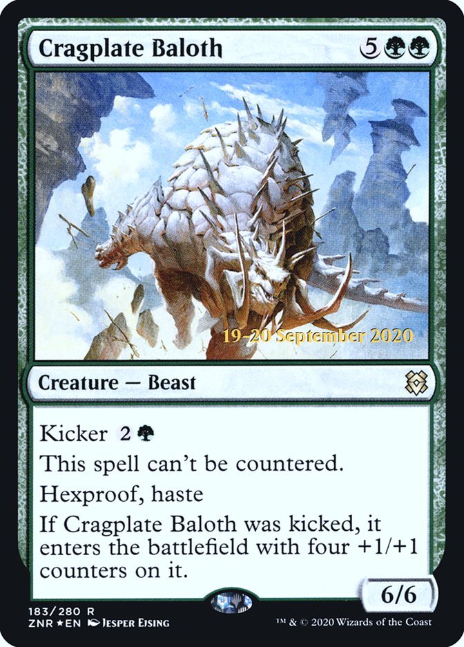 Cragplate Baloth  [Zendikar Rising Prerelease Promos] | Good Games Adelaide SA