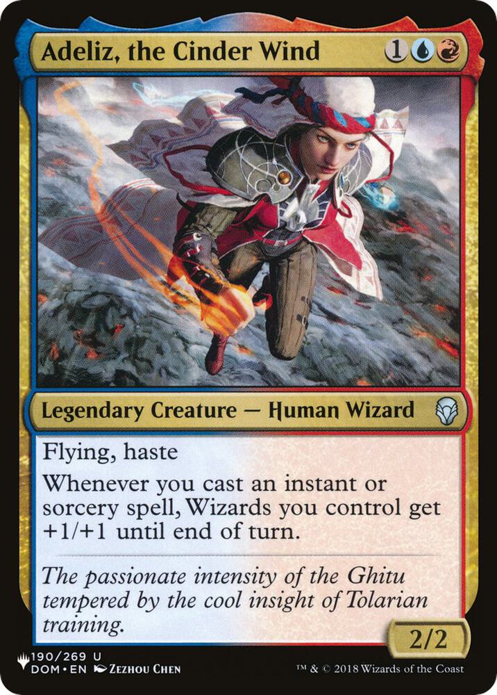 Adeliz the Cinder Wind 190/269 (The List Reprints)  | Good Games Adelaide SA