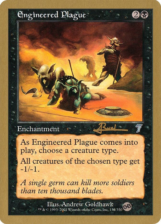 Engineered Plague (Antoine Ruel) (SB) [World Championship Decks 2001] | Good Games Adelaide SA