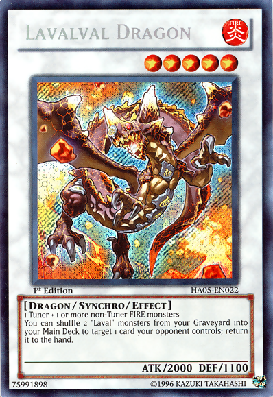 Lavalval Dragon [HA05-EN022] Secret Rare | Good Games Adelaide SA