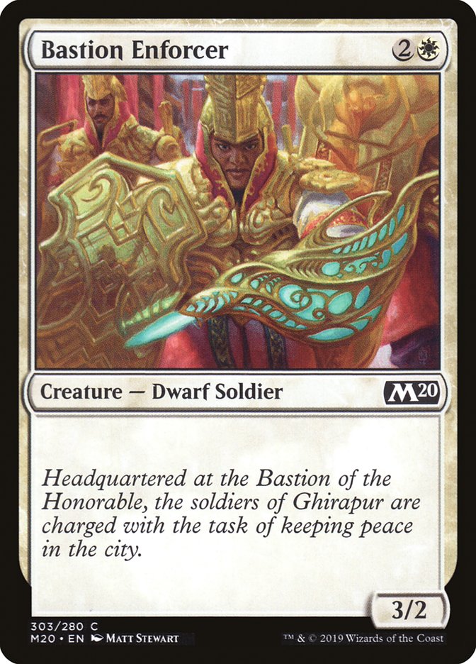 Bastion Enforcer [Core Set 2020] | Good Games Adelaide SA