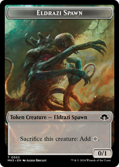 Eldrazi Spawn // Spirit (0028) Double-Sided Token [Modern Horizons 3 Tokens] | Good Games Adelaide SA