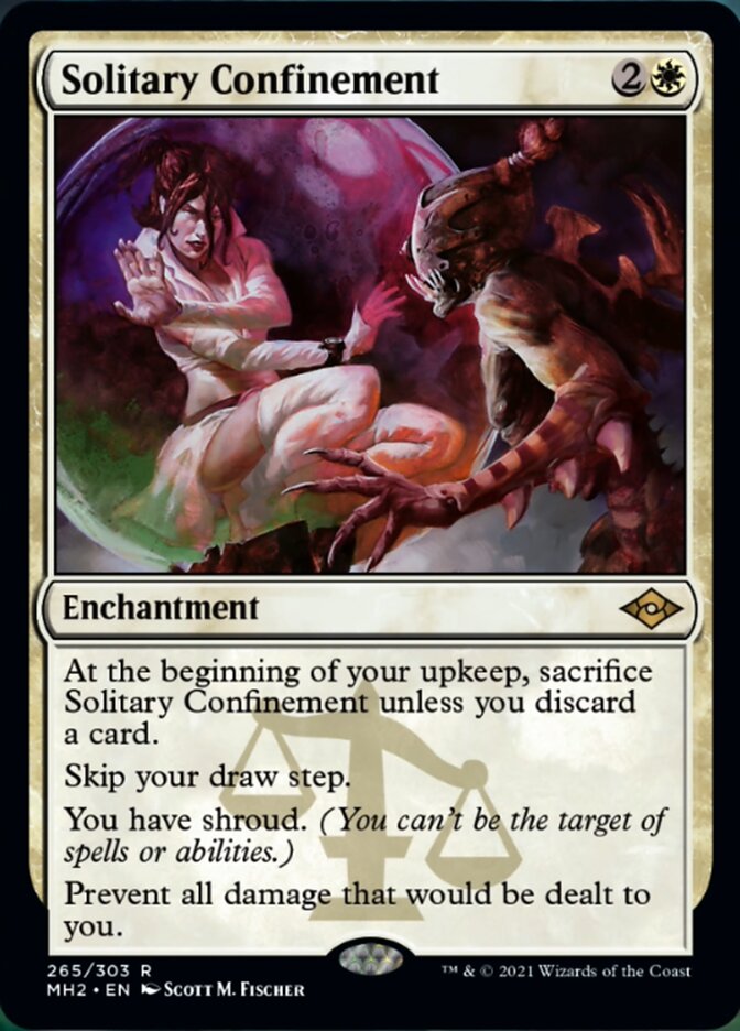 Solitary Confinement (Etched Foil) [Modern Horizons 2] | Good Games Adelaide SA