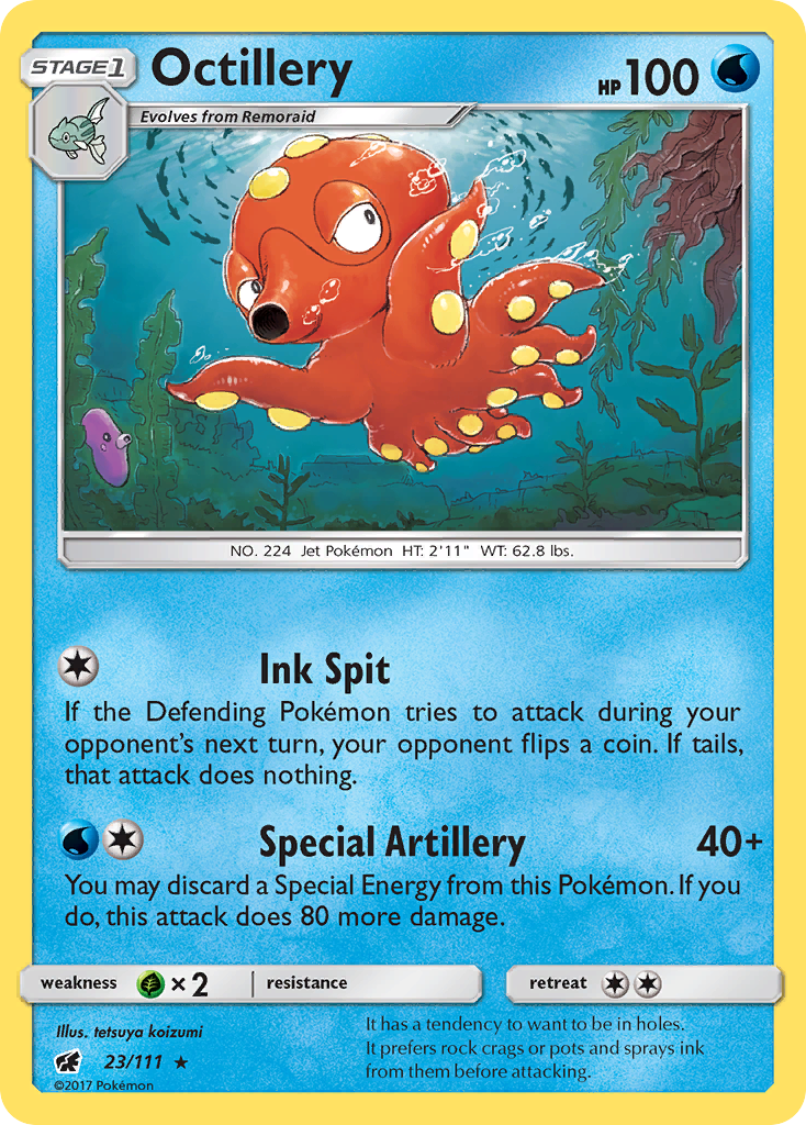 Octillery (23/111) [Sun & Moon: Crimson Invasion] | Good Games Adelaide SA