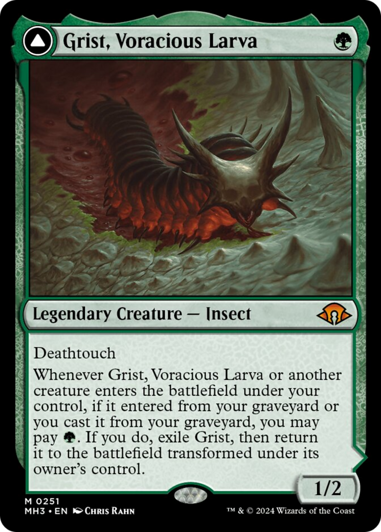 Grist, Voracious Larva // Grist, the Plague Swarm [Modern Horizons 3] | Good Games Adelaide SA