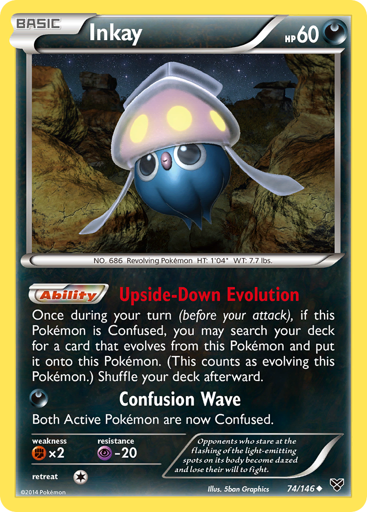 Inkay (74/146) [XY: Base Set] | Good Games Adelaide SA
