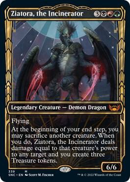 Ziatora the Incinerator Showcase 339 (Streets of New Capenna)  - Foil | Good Games Adelaide SA