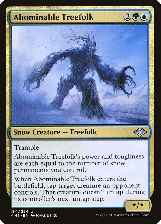 Abominable Treefolk 194 (Modern Horizons)  | Good Games Adelaide SA