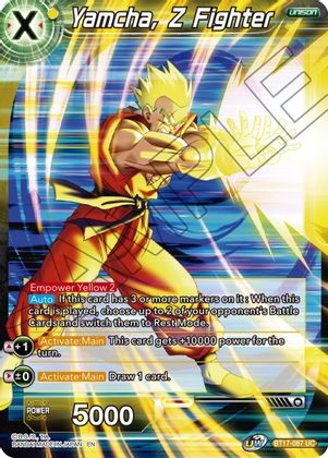Yamcha, Z Fighter (BT17-087) [Ultimate Squad] | Good Games Adelaide SA