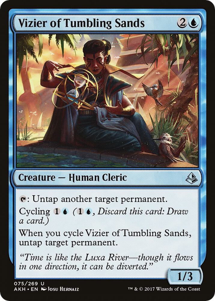 Vizier of Tumbling Sands 75 (Amonkhet)  - Foil | Good Games Adelaide SA
