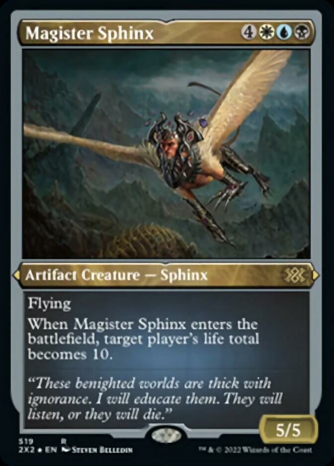 Magister Sphinx (Foil Etched) [Double Masters 2022] | Good Games Adelaide SA