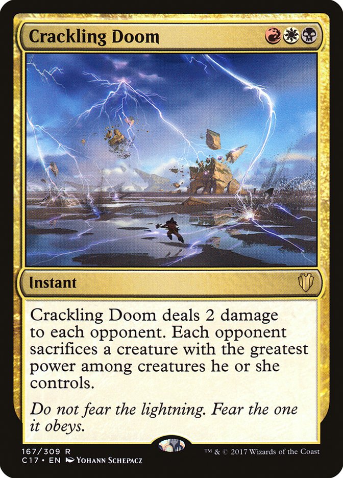 Crackling Doom [Commander 2017] | Good Games Adelaide SA