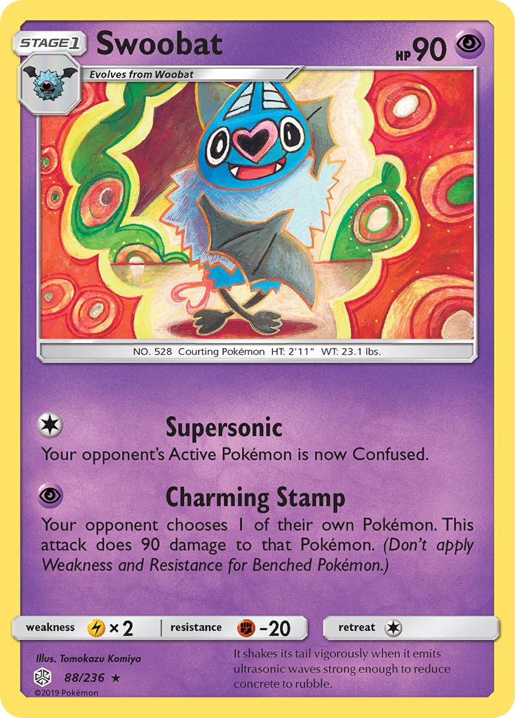 Swoobat (88/236) [Sun & Moon: Cosmic Eclipse] | Good Games Adelaide SA