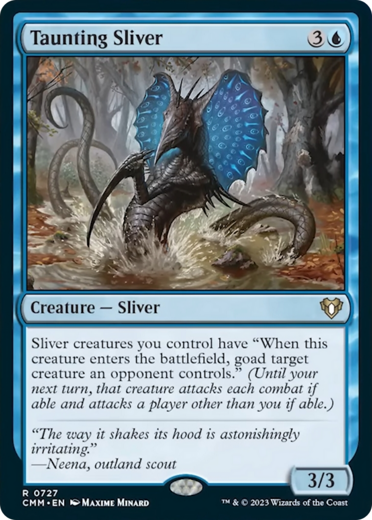 Taunting Sliver [Commander Masters] | Good Games Adelaide SA