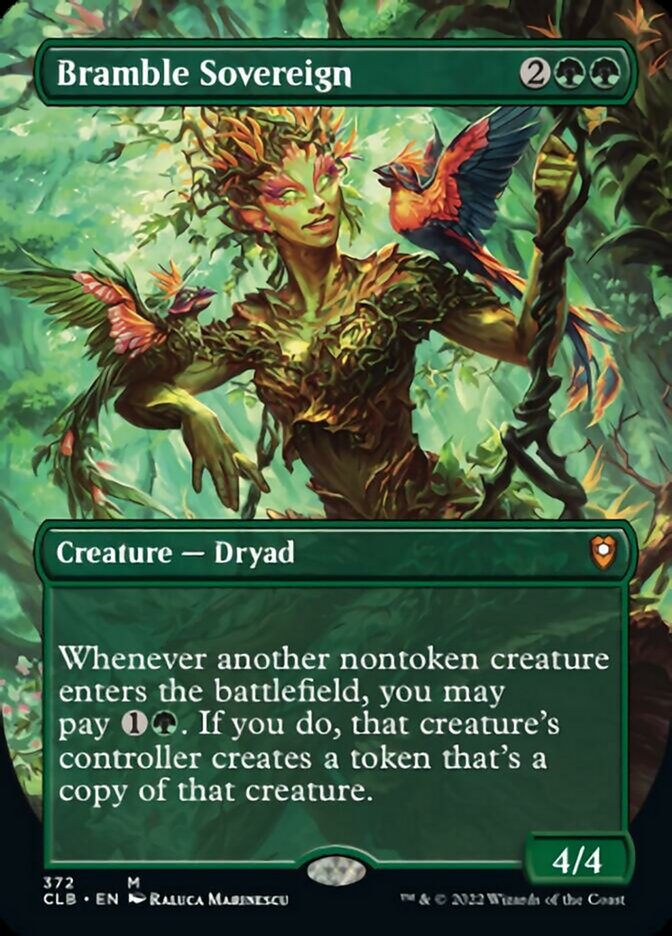 Bramble Sovereign (Borderless Alternate Art) [Commander Legends: Battle for Baldur's Gate] | Good Games Adelaide SA