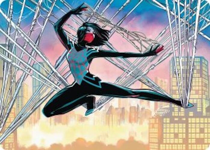 Silk Web Weaver Art Card 39 54 39 (Art Series: Marvel's Spider-Man)  | Good Games Adelaide SA