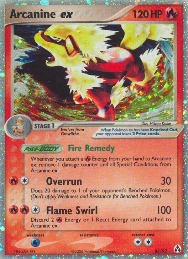 Arcanine ex 83/92 (Legend Maker)  - Holofoil | Good Games Adelaide SA