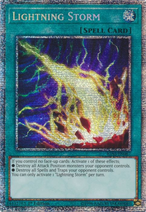 Lightning Storm [IGAS-EN067] Starlight Rare | Good Games Adelaide SA