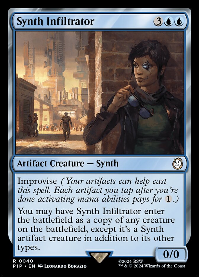 Synth Infiltrator 40 (Universes Beyond: Fallout)  - Foil | Good Games Adelaide SA