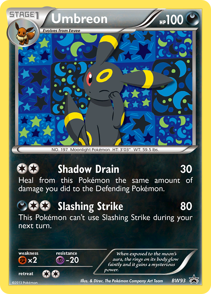 Umbreon (BW93) [Black & White: Black Star Promos] | Good Games Adelaide SA
