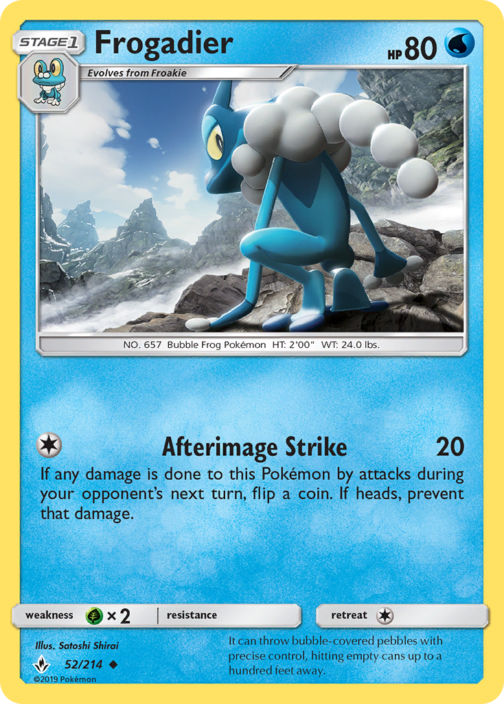 Frogadier (52/214) [Sun & Moon: Unbroken Bonds] | Good Games Adelaide SA