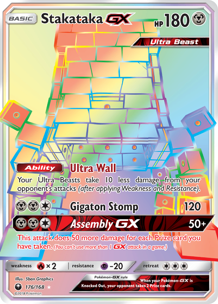 Stakataka GX (176/168) [Sun & Moon: Celestial Storm] | Good Games Adelaide SA
