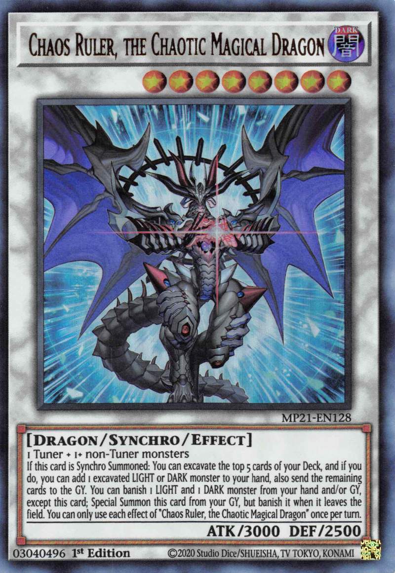Chaos Ruler, the Chaotic Magical Dragon [MP21-EN128] Ultra Rare | Good Games Adelaide SA