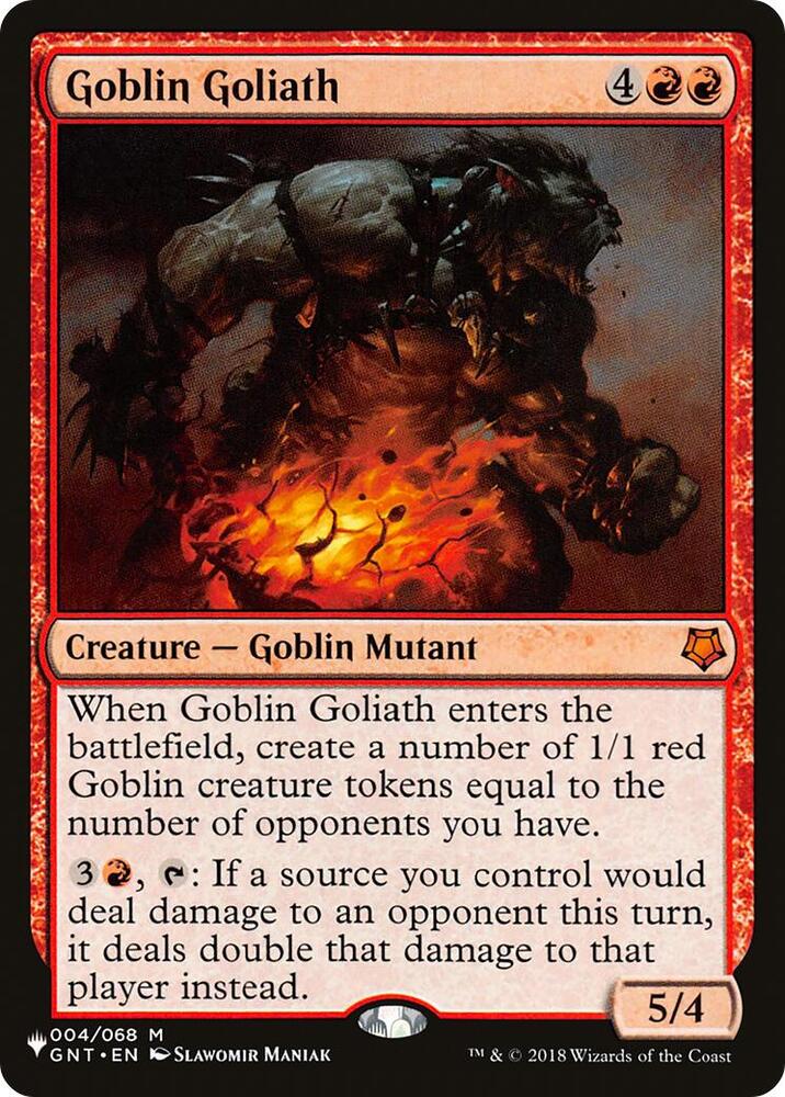 Goblin Goliath 004/068 (The List Reprints)  | Good Games Adelaide SA
