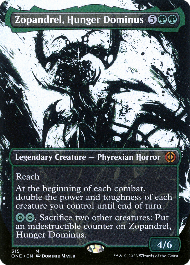 Zopandrel, Hunger Dominus (Borderless Ichor) [Phyrexia: All Will Be One] | Good Games Adelaide SA