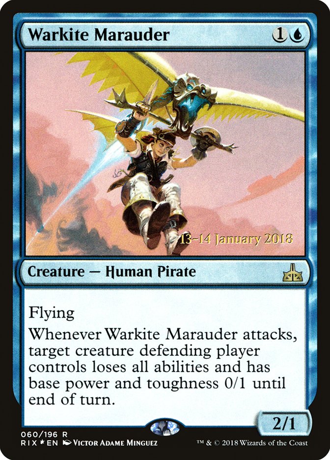 Warkite Marauder [Rivals of Ixalan Promos] | Good Games Adelaide SA