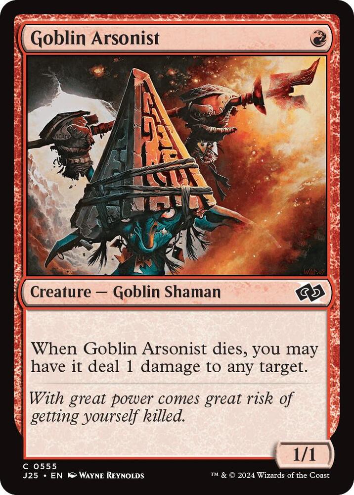 Goblin Arsonist 555 (Foundations Jumpstart)  | Good Games Adelaide SA