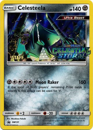 Celesteela (SM131) (Staff Prerelease Promo) [Sun & Moon: Black Star Promos] | Good Games Adelaide SA