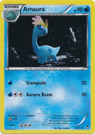 Amaura (25/111) (Cosmos Holo) [XY: Furious Fists] | Good Games Adelaide SA