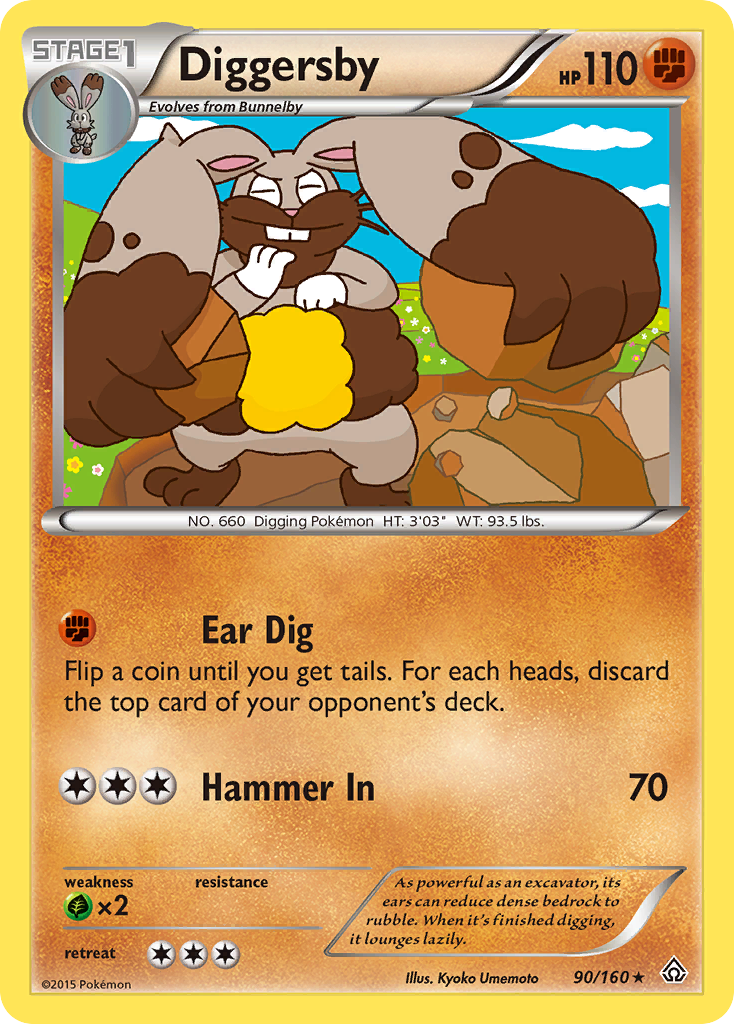 Diggersby (90/160) [XY: Primal Clash] | Good Games Adelaide SA