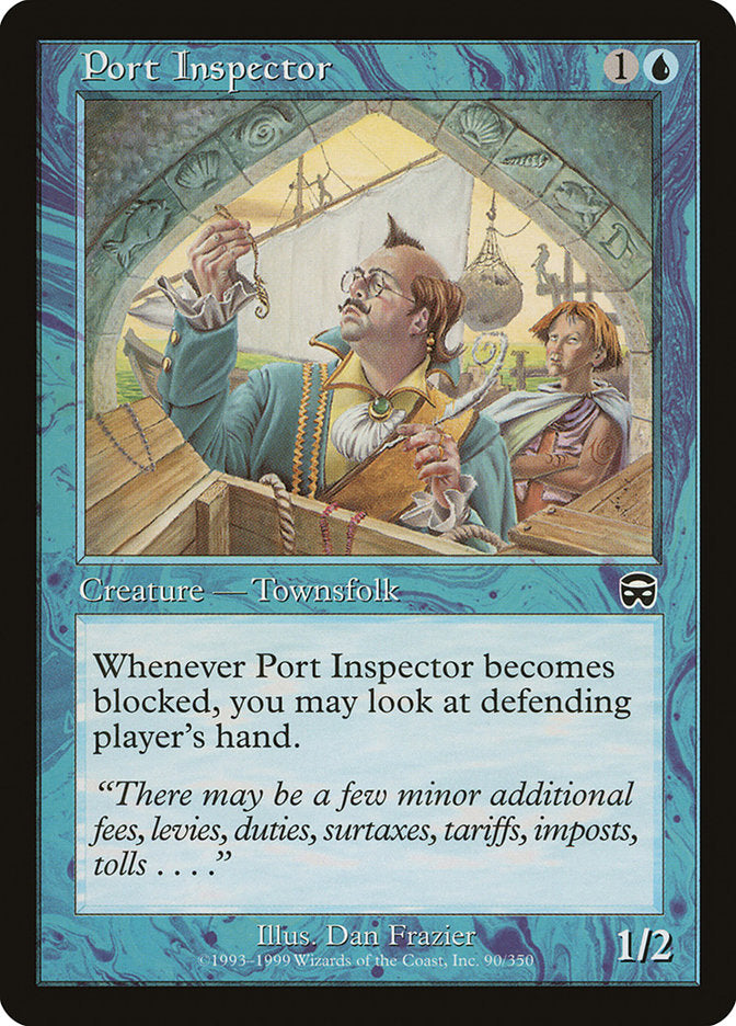 Port Inspector 90 (Mercadian Masques)  - Foil | Good Games Adelaide SA