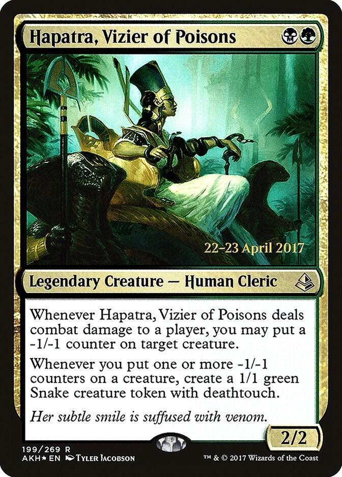 Hapatra Vizier of Poisons 199 (Prerelease Cards)  - Foil | Good Games Adelaide SA