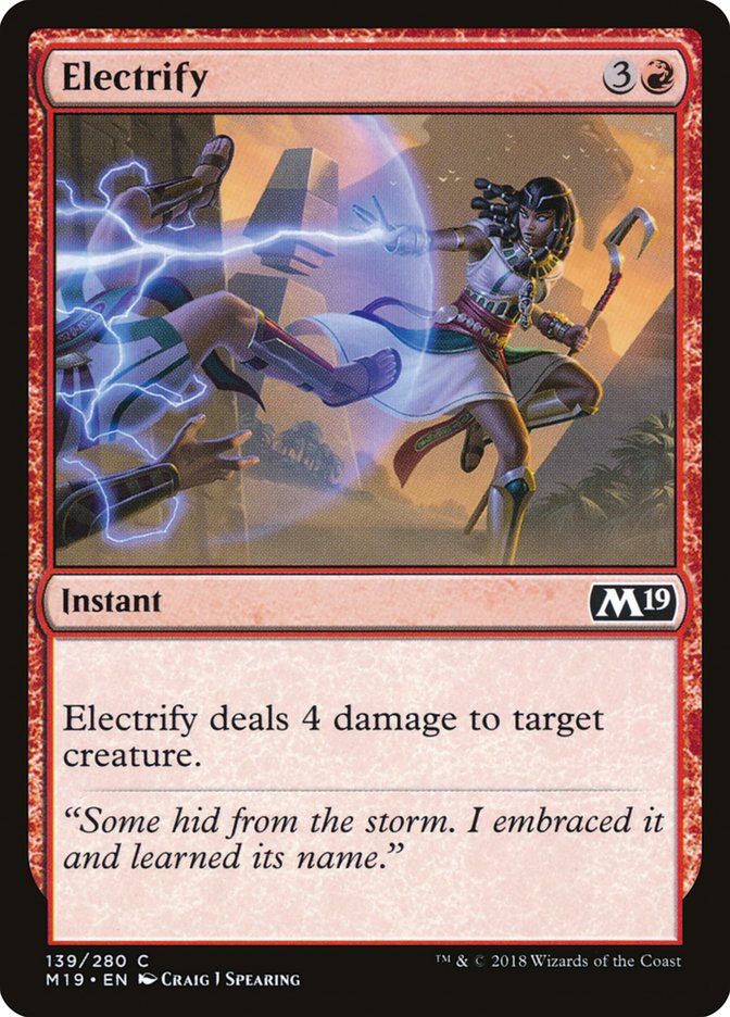 Electrify 139 (Core Set 2019)  | Good Games Adelaide SA