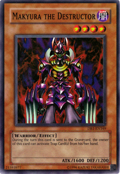 Makyura the Destructor [DB1-EN169] Super Rare | Good Games Adelaide SA