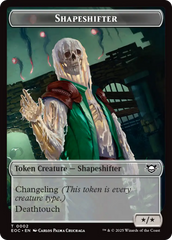 Shapeshifter // Golem (0013) Double-Sided Token [Edge of Eternities Commander Tokens] | Good Games Adelaide SA