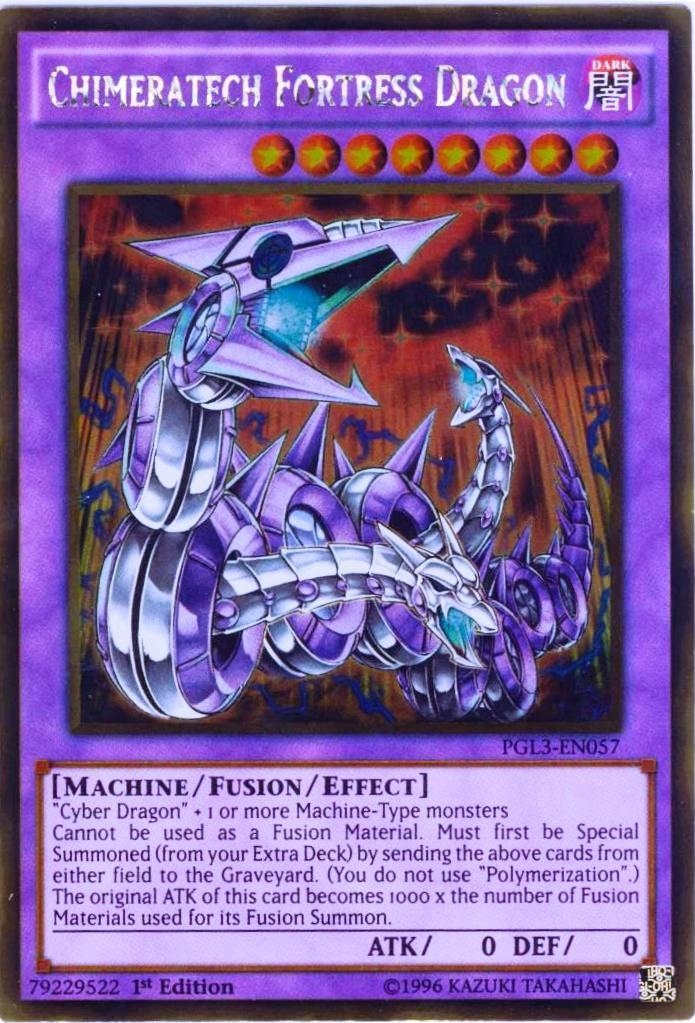 Chimeratech Fortress Dragon [PGL3-EN057] Gold Rare | Good Games Adelaide SA
