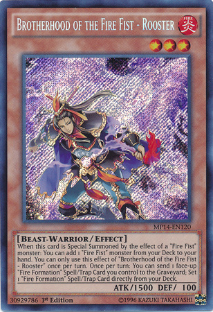 Brotherhood of the Fire Fist - Rooster [MP14-EN120] Secret Rare | Good Games Adelaide SA