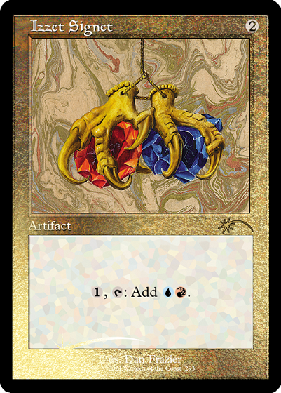 Izzet Signet (Retro) (Etched Foil) [Secret Lair Drop Series] | Good Games Adelaide SA