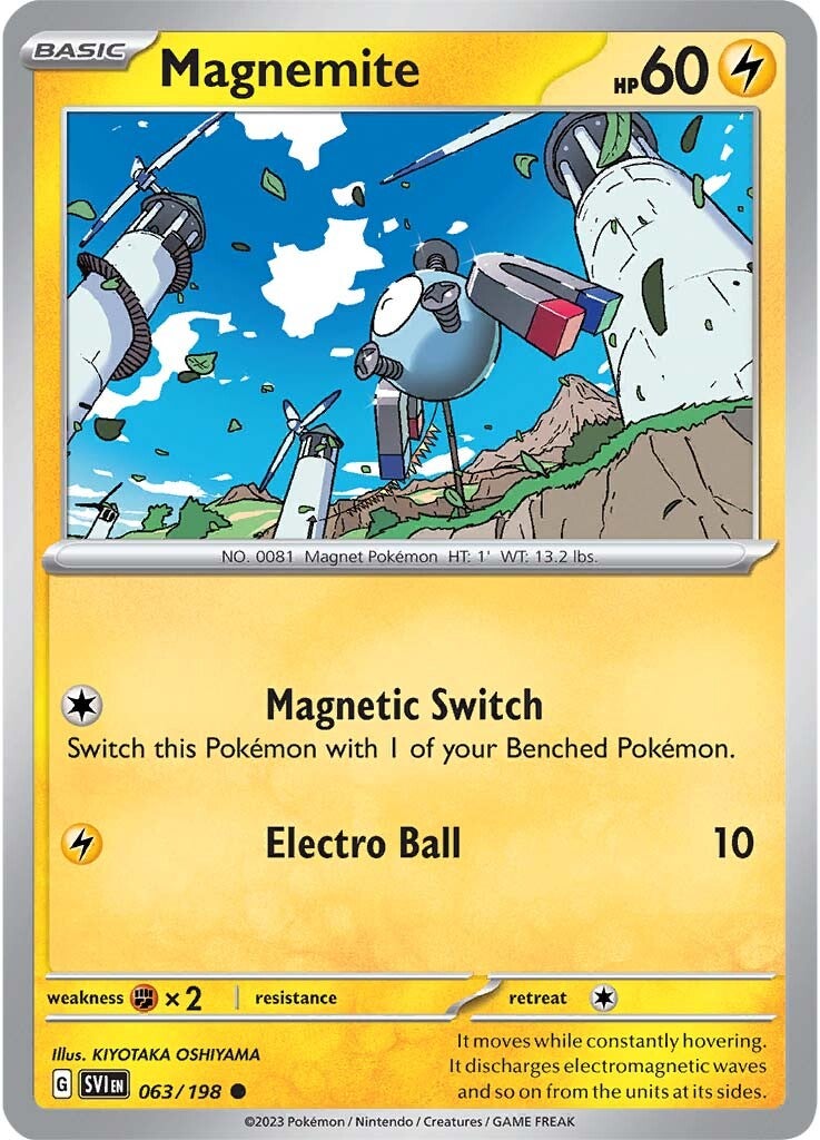Magnemite (063/198) [Scarlet & Violet: Base Set] | Good Games Adelaide SA
