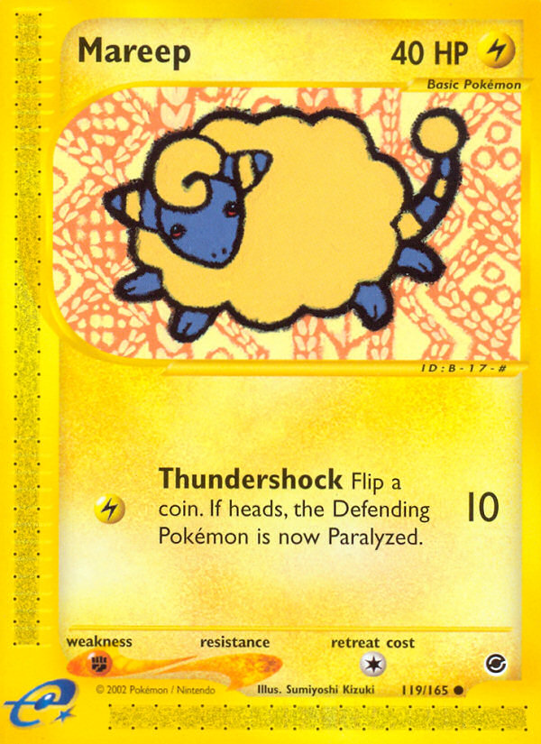 Mareep (119/165) [Expedition: Base Set] | Good Games Adelaide SA