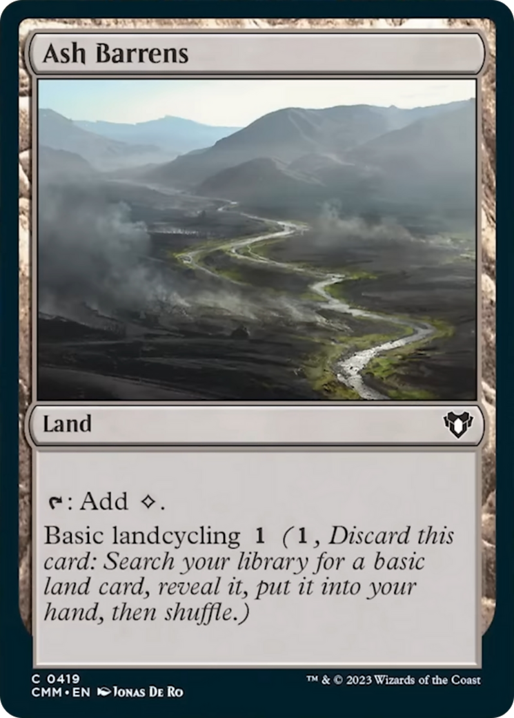 Ash Barrens [Commander Masters] | Good Games Adelaide SA
