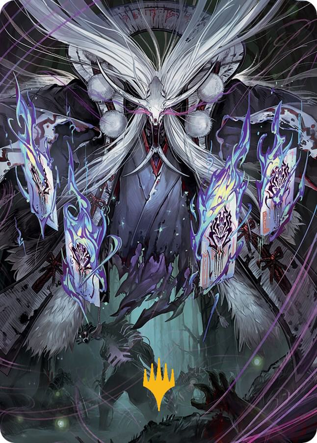 Horobi Deaths Wail Art Card Gold Stamped Signature 70 (Art Series: March of the Machine)  | Good Games Adelaide SA