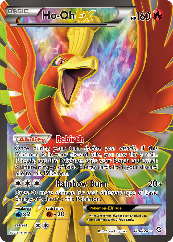 Ho-Oh EX (119/124) [Black & White: Dragons Exalted] | Good Games Adelaide SA