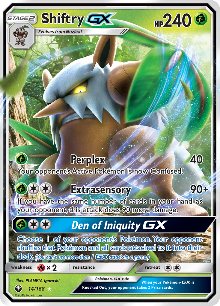 Shiftry GX (14/168) [Sun & Moon: Celestial Storm] | Good Games Adelaide SA